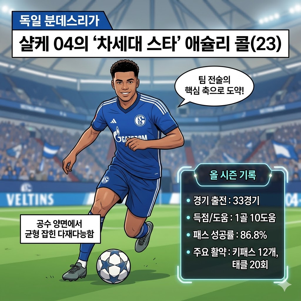 1골 10도움, 샬케 애슐리 콜의 파격 수비수 혁명