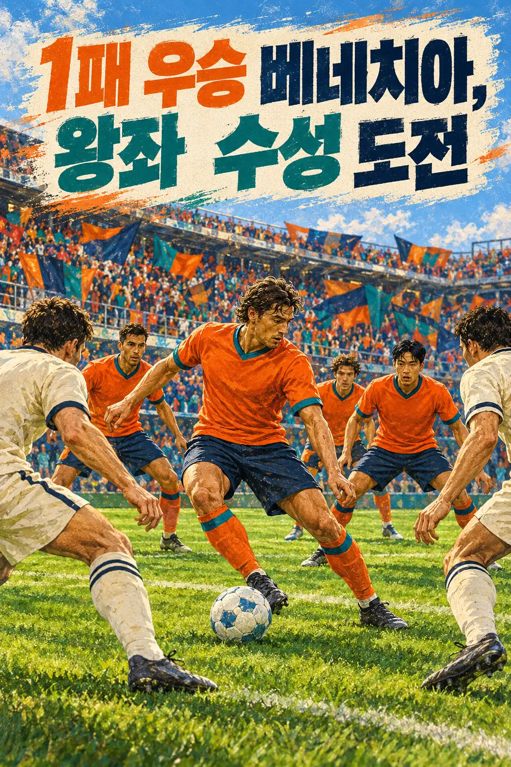 1패 우승 베네치아, 왕좌 수성 도전