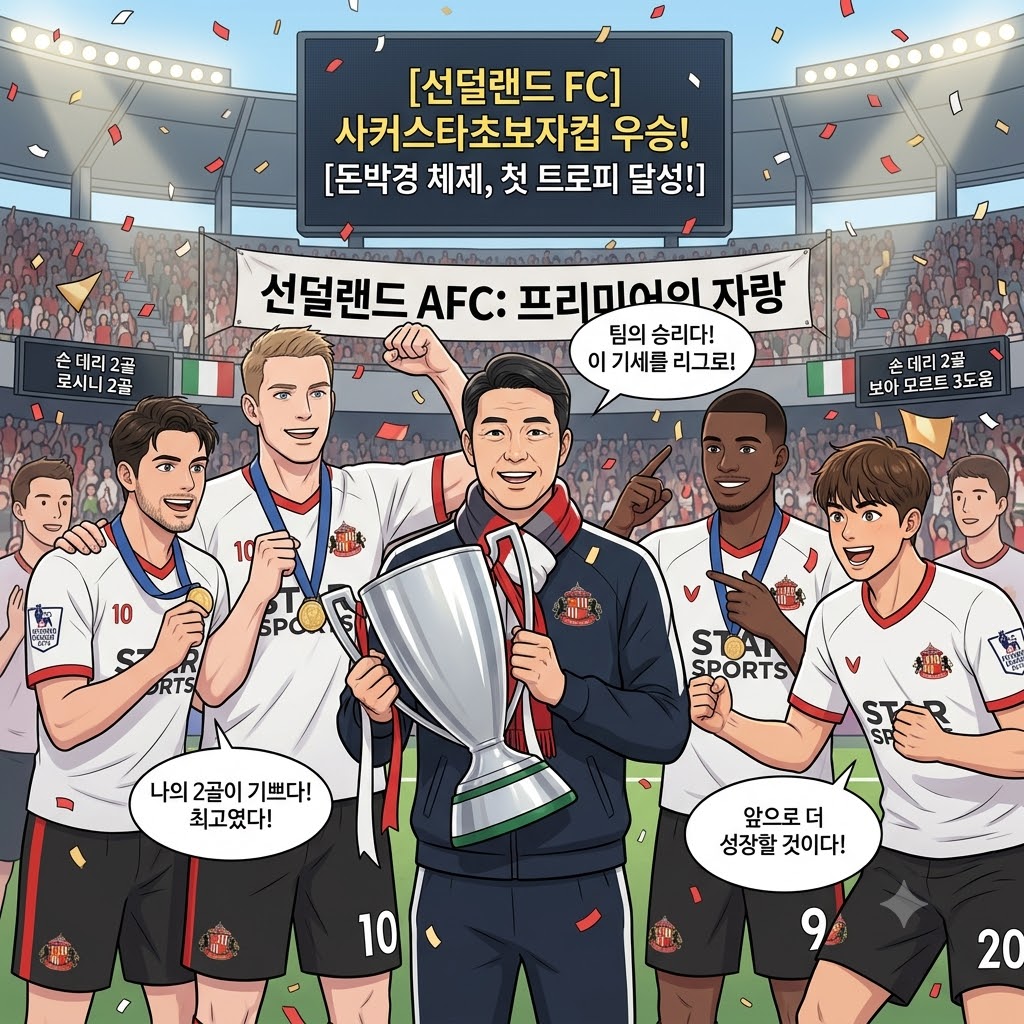 돈박경호 선덜랜드, 초보자컵 제패! 비결은?