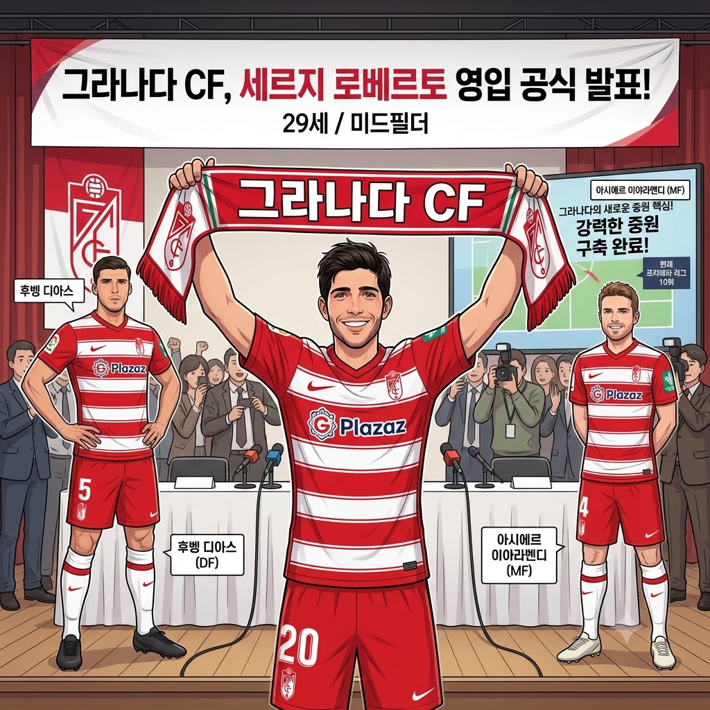그라나다, 중원 풀가동…세르지 로베르토까지 품었다