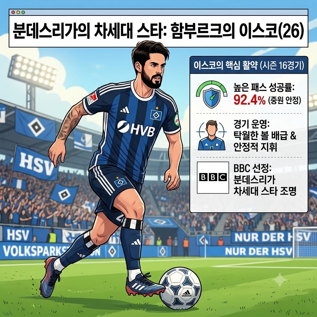 함부르크 이스코, 패스성공률 92%의 비밀