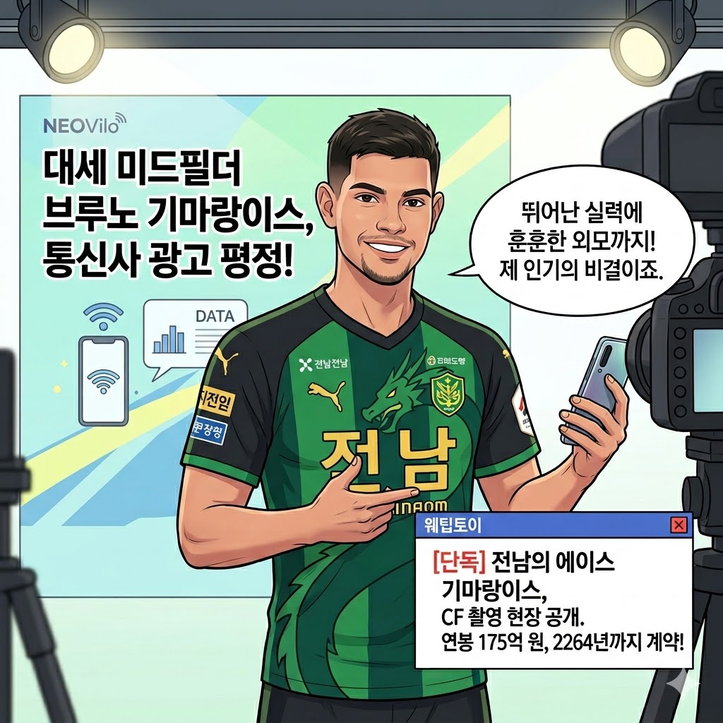 [전남] 기마랑이스, 억대 연봉+CF까지? 축구장의 ★,