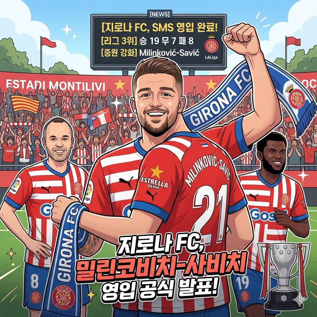 지로나, [밀린코비치-사비치] 폭풍 영입! 유럽 대항전