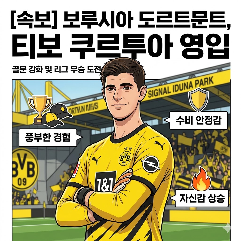 도르트문트, `철벽 골문` 쿠르투아 전격 영입!
