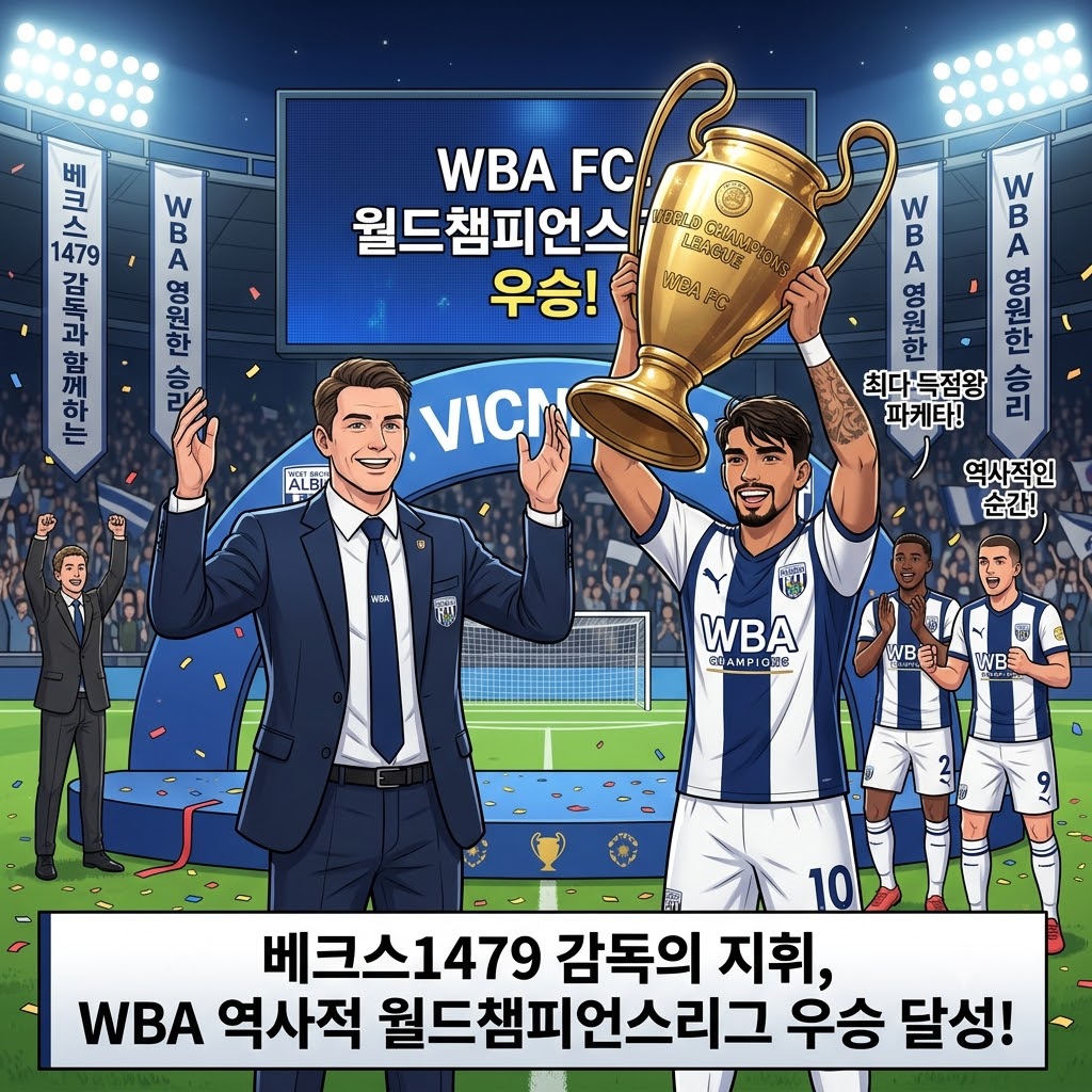 리그 10위 웨브롬, 월드챔피언스리그 정복 [기적]