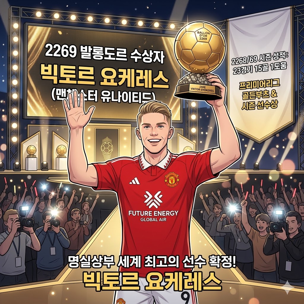요케레스, 발롱도르 등극…[세계 최고] 증명했다