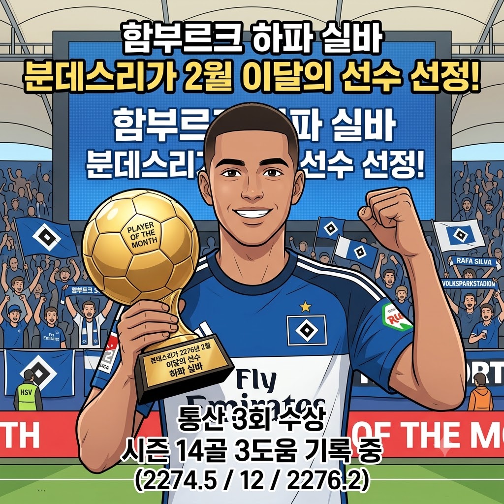 하파 실바, 분데스리가 [이달의 선수] 3회 수상 위업