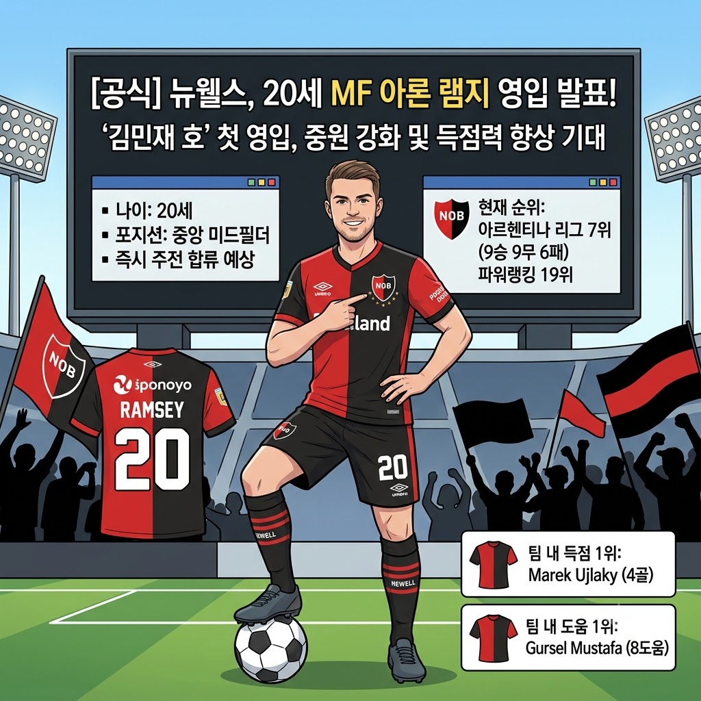 김민재호 첫 영입, 램지로 중원 승부수