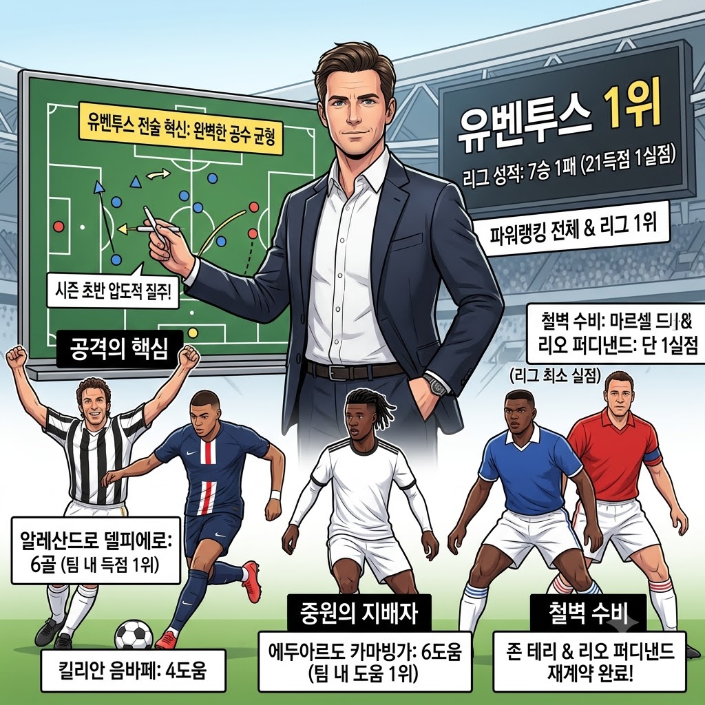 유벤투스 21득점 1실점, 더원 감독의 [철벽 전술] 통