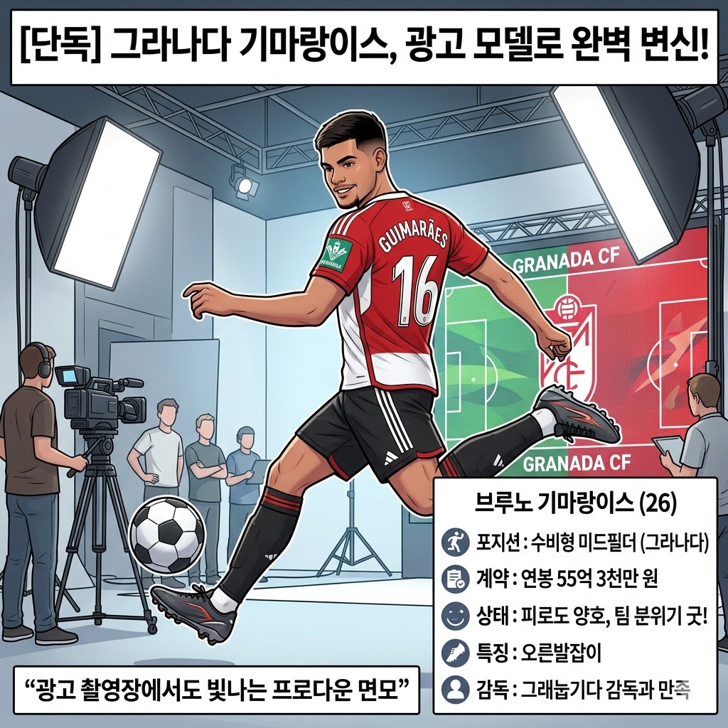 그라나다 [만능 미드필더] 기마랑이스, 광고계도 접수