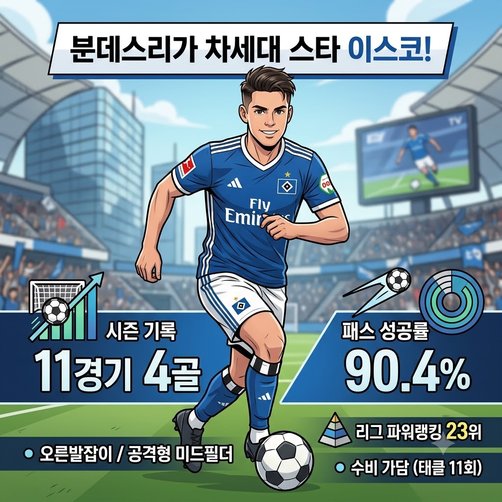 패스성공률 90% 이스코, 분데스리가를 접수하다