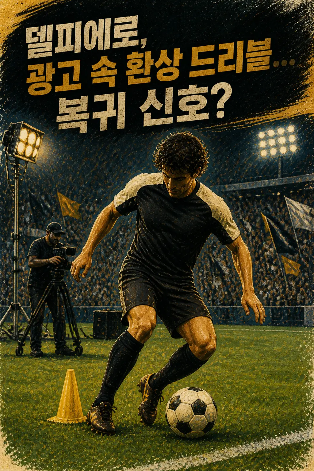 델피에로, 광고 속 환상 드리블…복귀 신호?