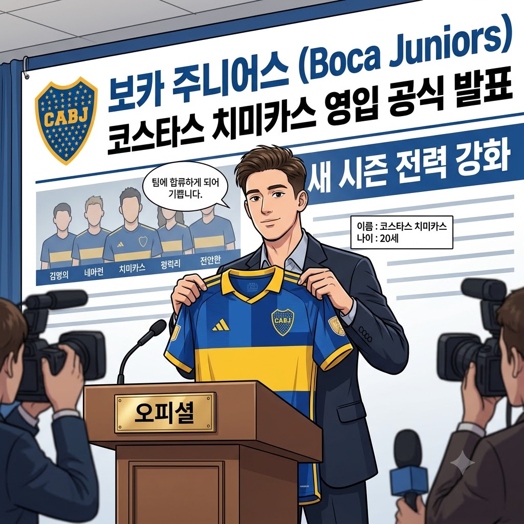 보카, 치미카스 영입으로 [드림팀] 수비 완성