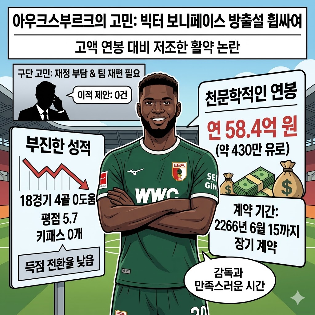 보니페이스: 58억 연봉, 4골, 2266년 계약설 [충격]
