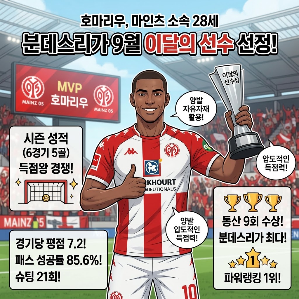 호마리우, 이달의 선수 통산 9회 [기록 제조기]의 끝