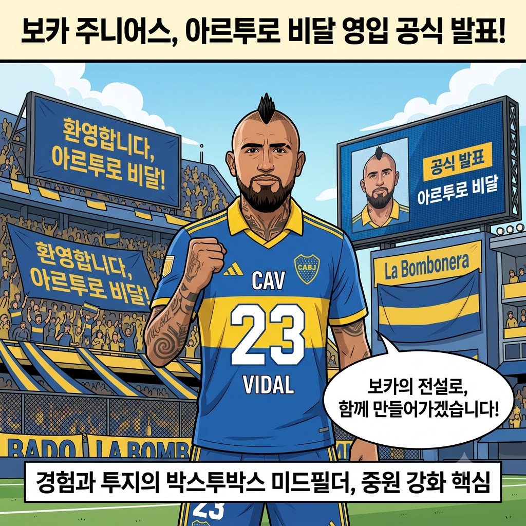 보카, 비달 영입으로 [드림팀] 완성 임박