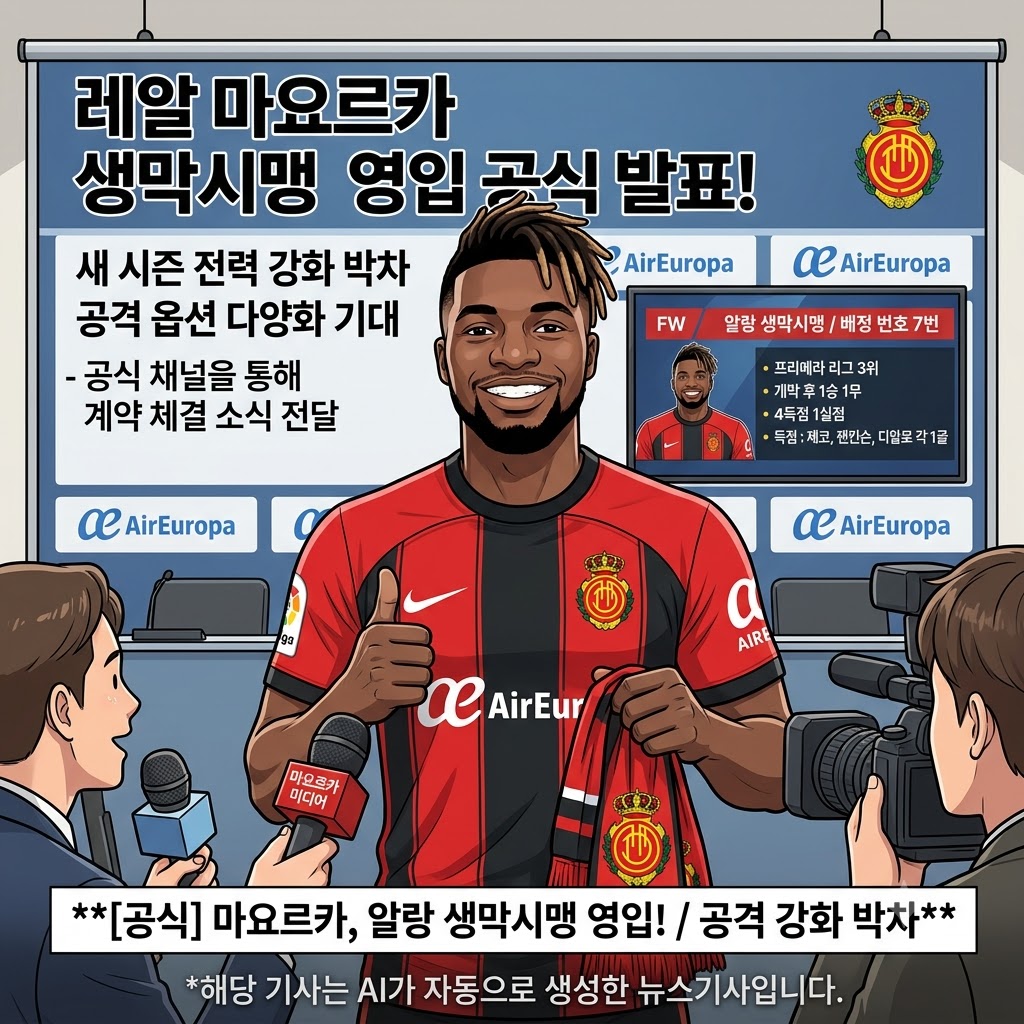 레알 마요르카, 생막시맹 영입으로 공격 라인업 [완성