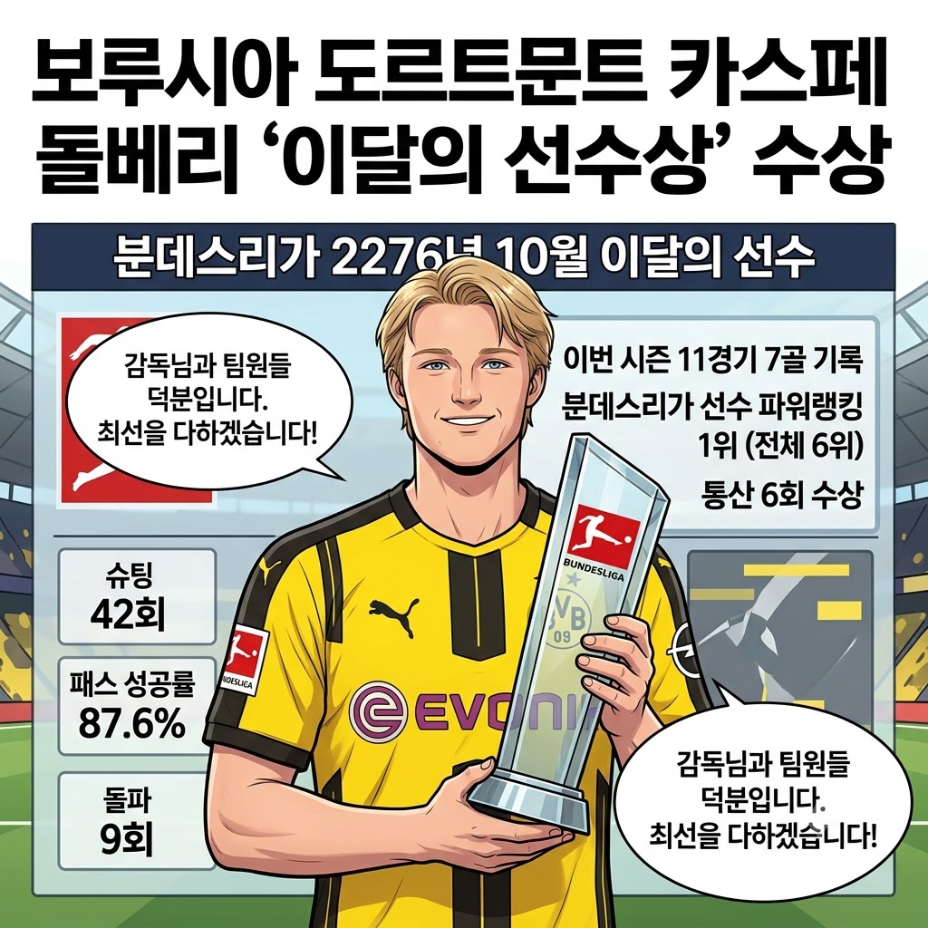 돌베리, 통산 6번째 [이달의 선수] 수상 비결은?