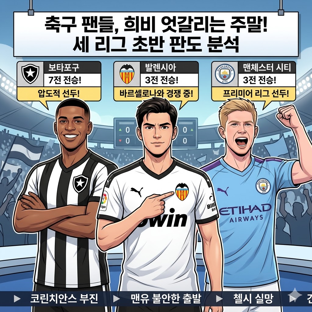 브라질 리그 보타포구 압도적 선두 질주프리메라 발렌