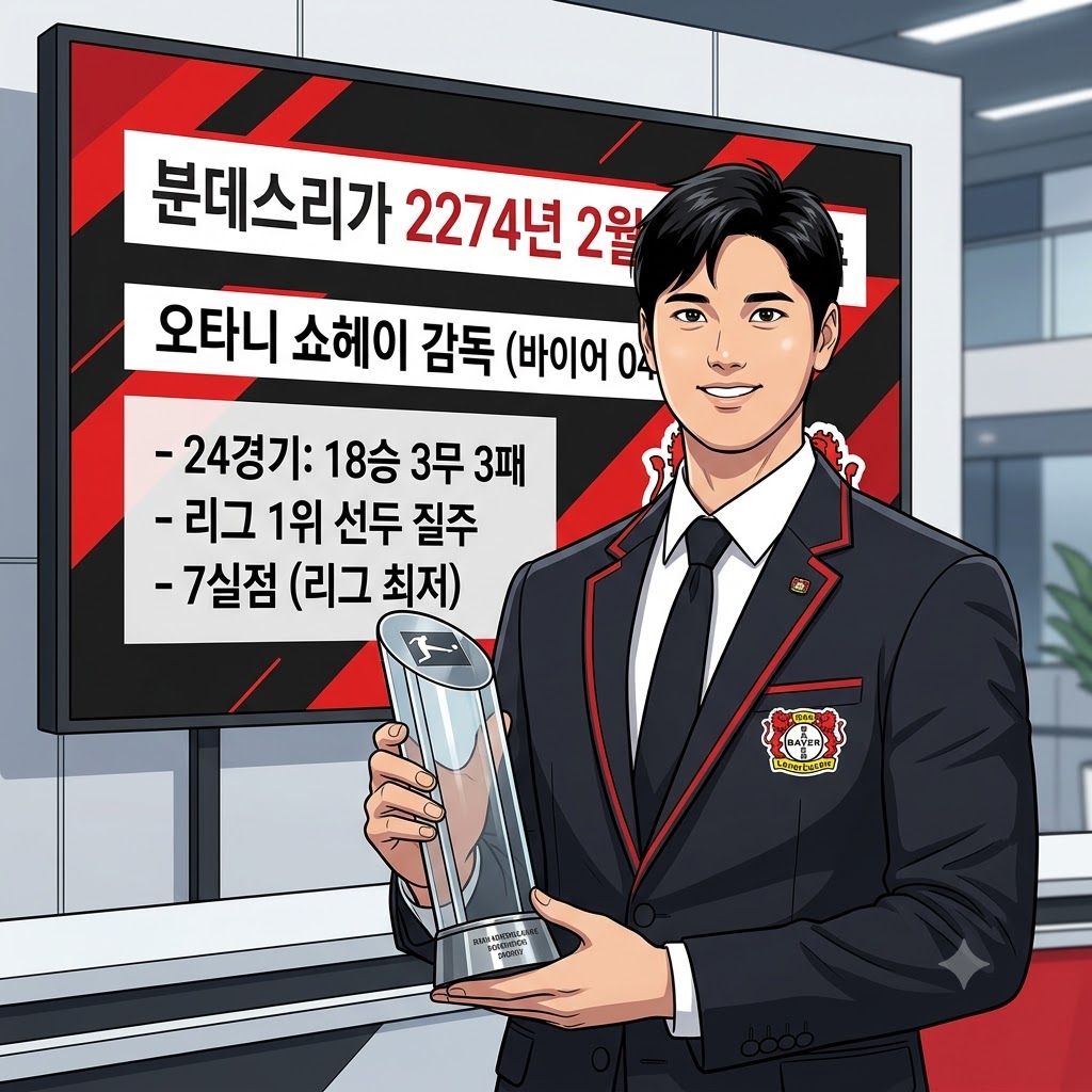 7실점 철벽수비, 오타니 쇼헤이의 레버쿠젠 독주