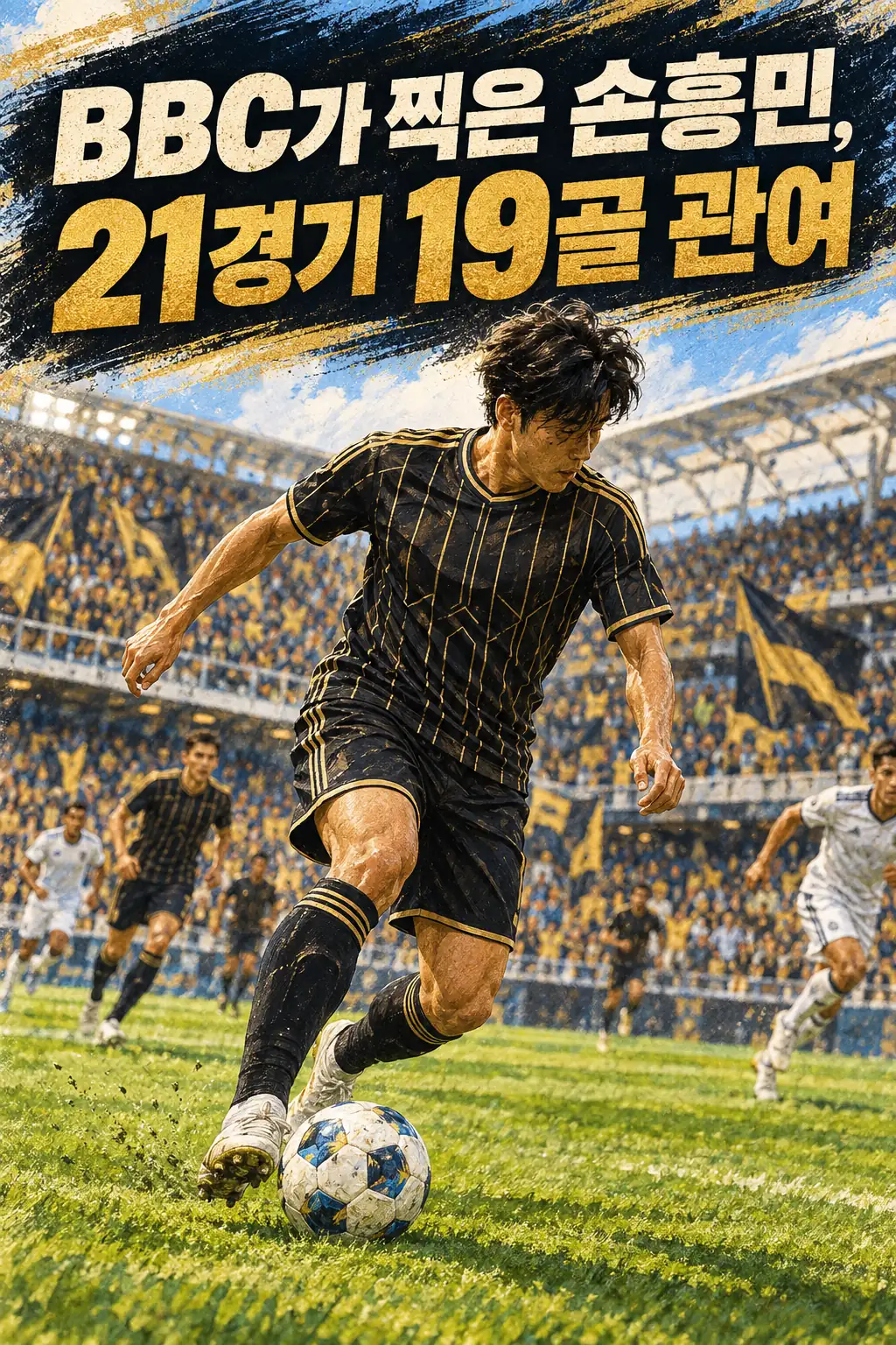 BBC가 찍은 손흥민, 21경기 19골 관여