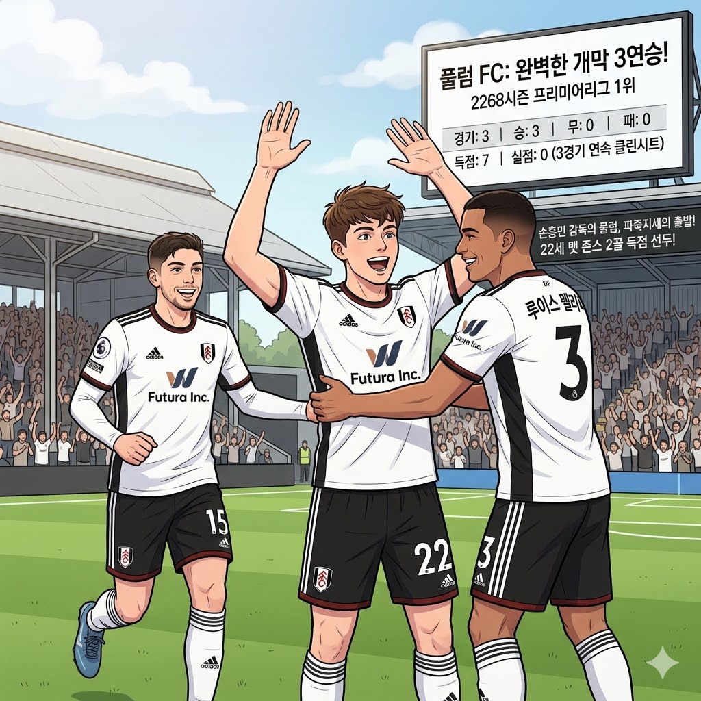 손흥민호 풀럼, 3연승 무실점 돌풍