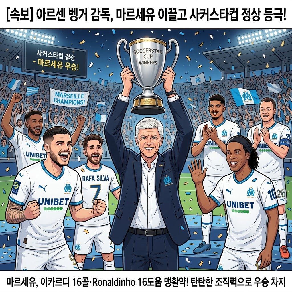 벵거 매직! 마르세유, 사커스타컵 제패