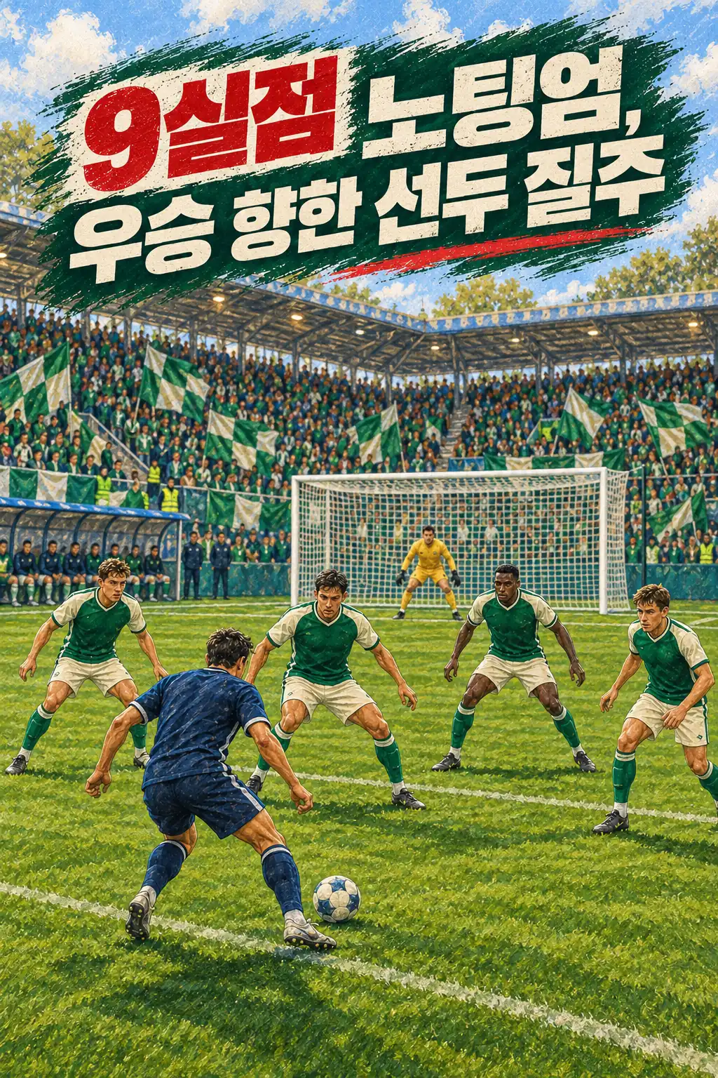 9실점 노팅엄, 우승 향한 선두 질주
