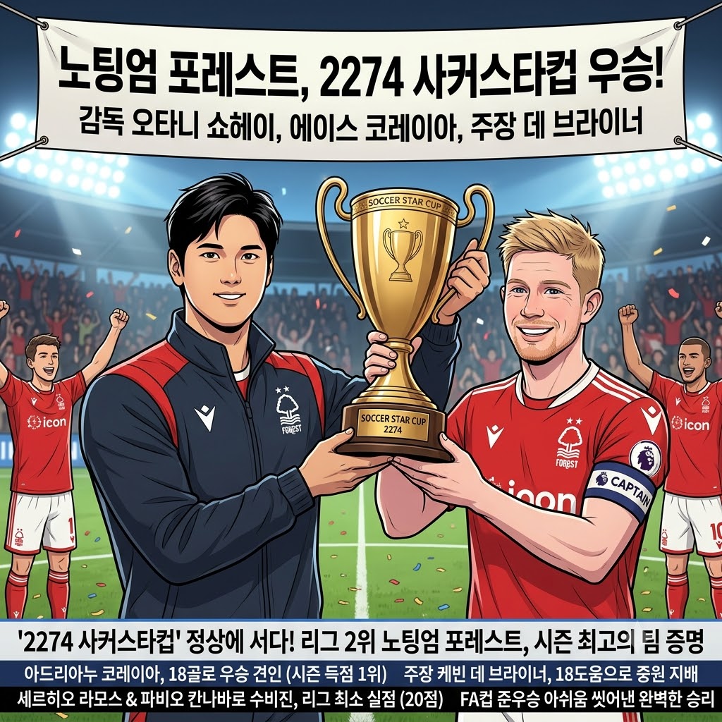 오타니의 노팅엄, 사커스타컵 제패! 비결은 [이 남자]
