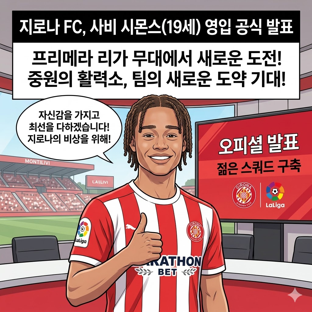 지로나, [미래의 별] 사비 시몬스 품었다