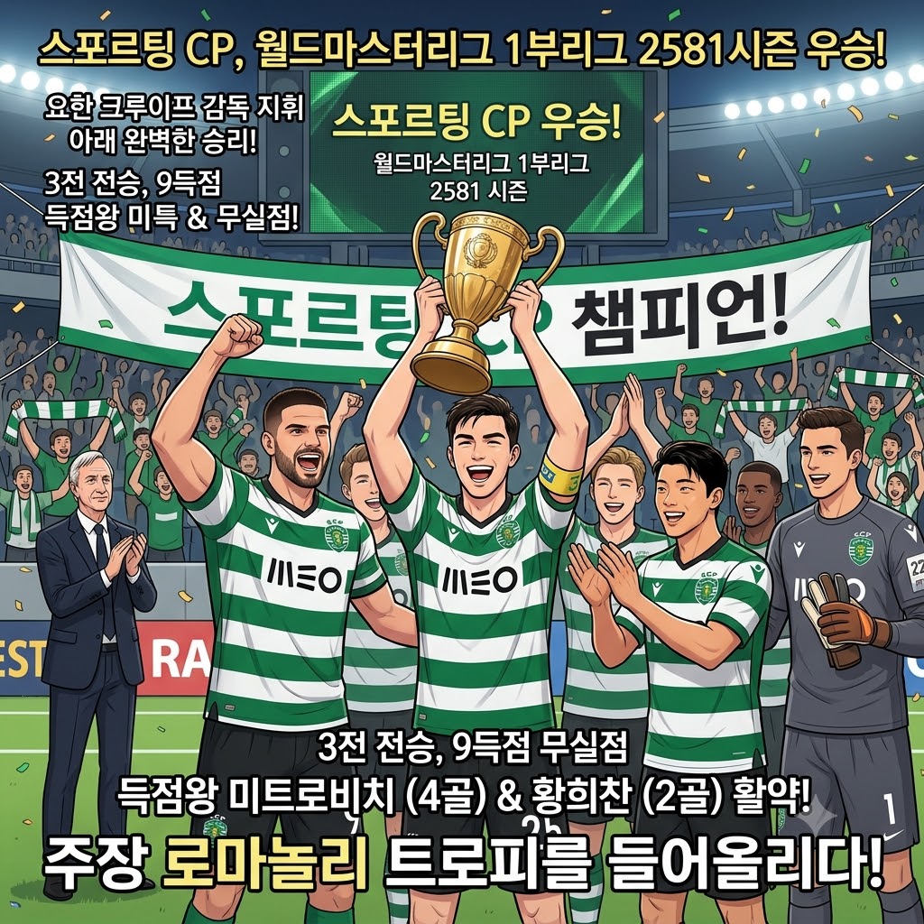 에디우손 29골 폭격, 스포르팅 독주 멈출 팀 없다
