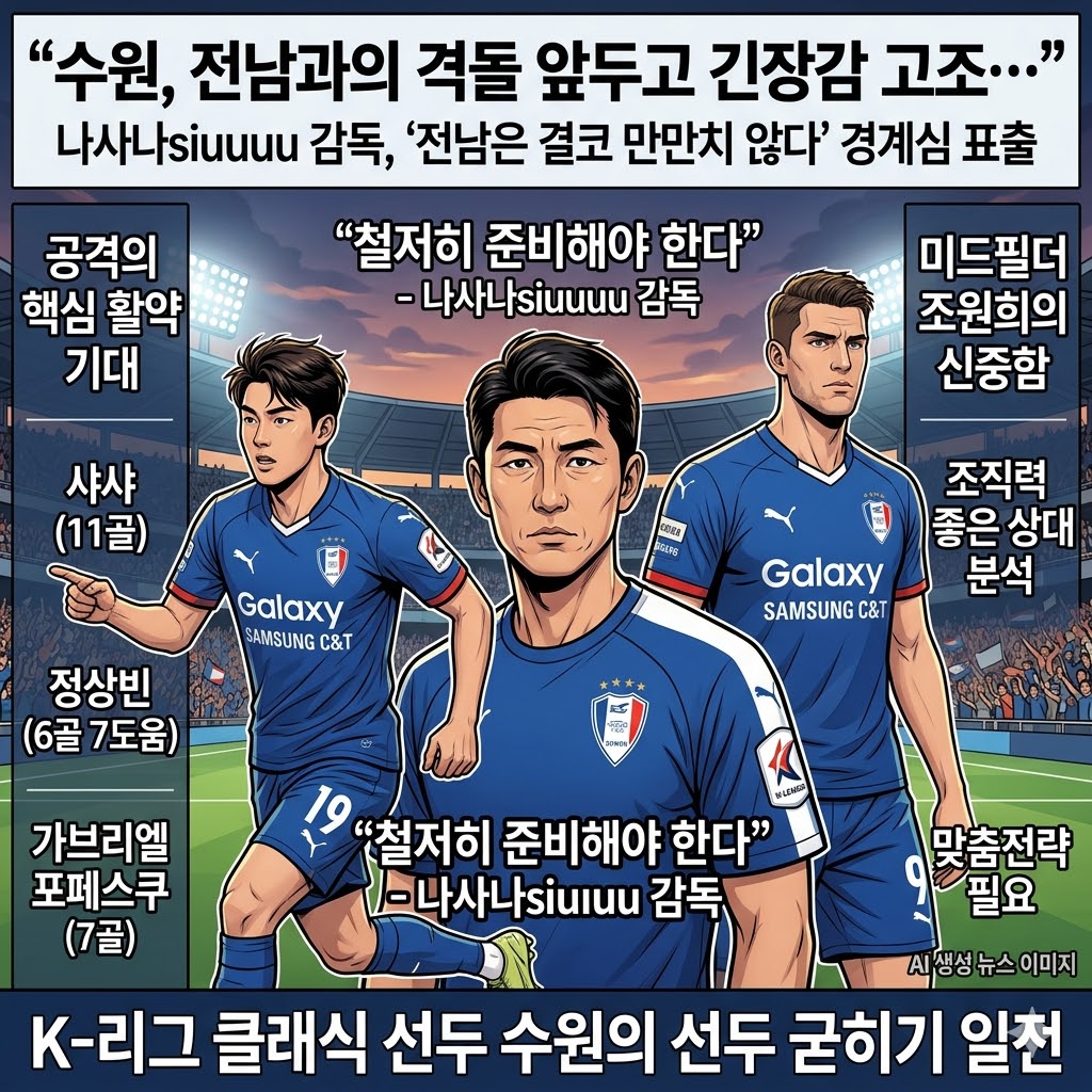[나사나siuuuu] 감독, ";전남, 절대 방심 금물!