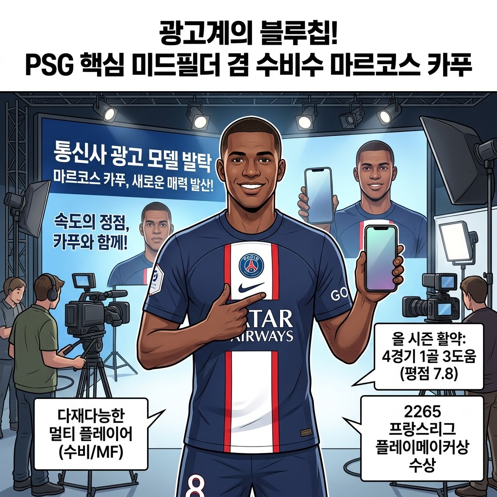 카푸, 그라운드 넘어 광고 접수! [매력 폭발]