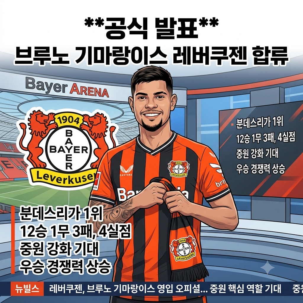 레버쿠젠, 기마랑이스 영입으로 중원 초강력 업그레이