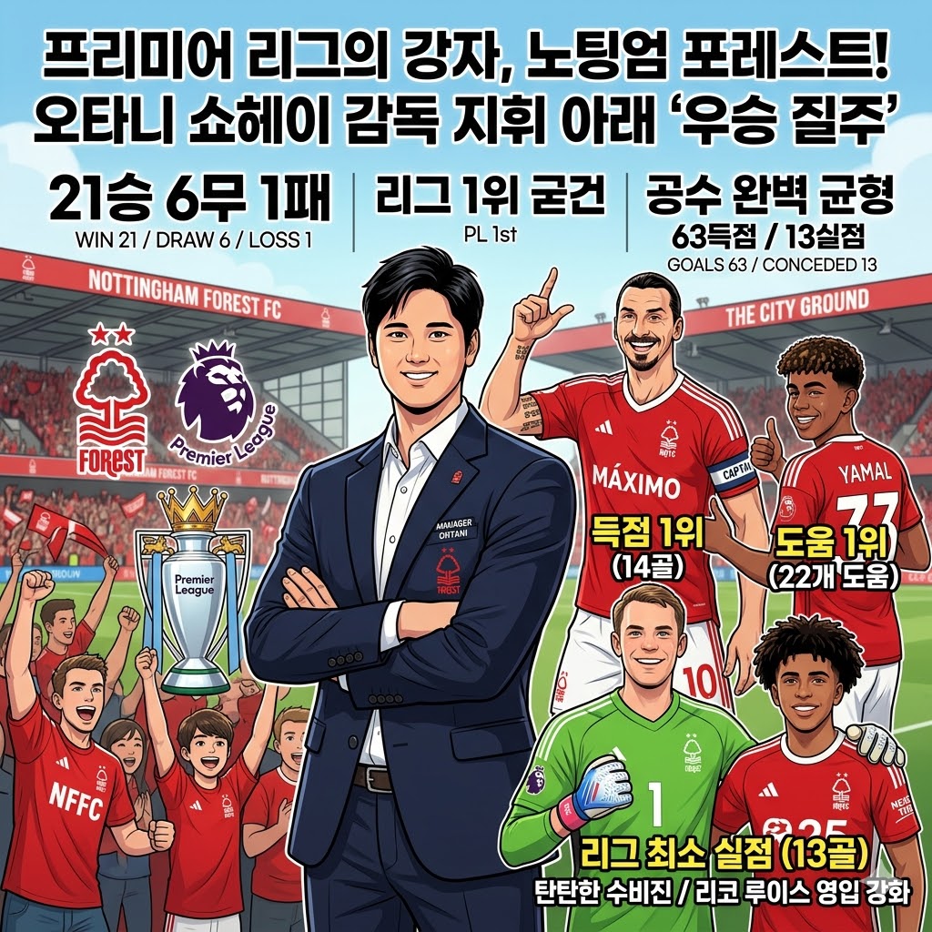 [돌풍] 노팅엄, 리그 평정! 이브라히모비치 부활