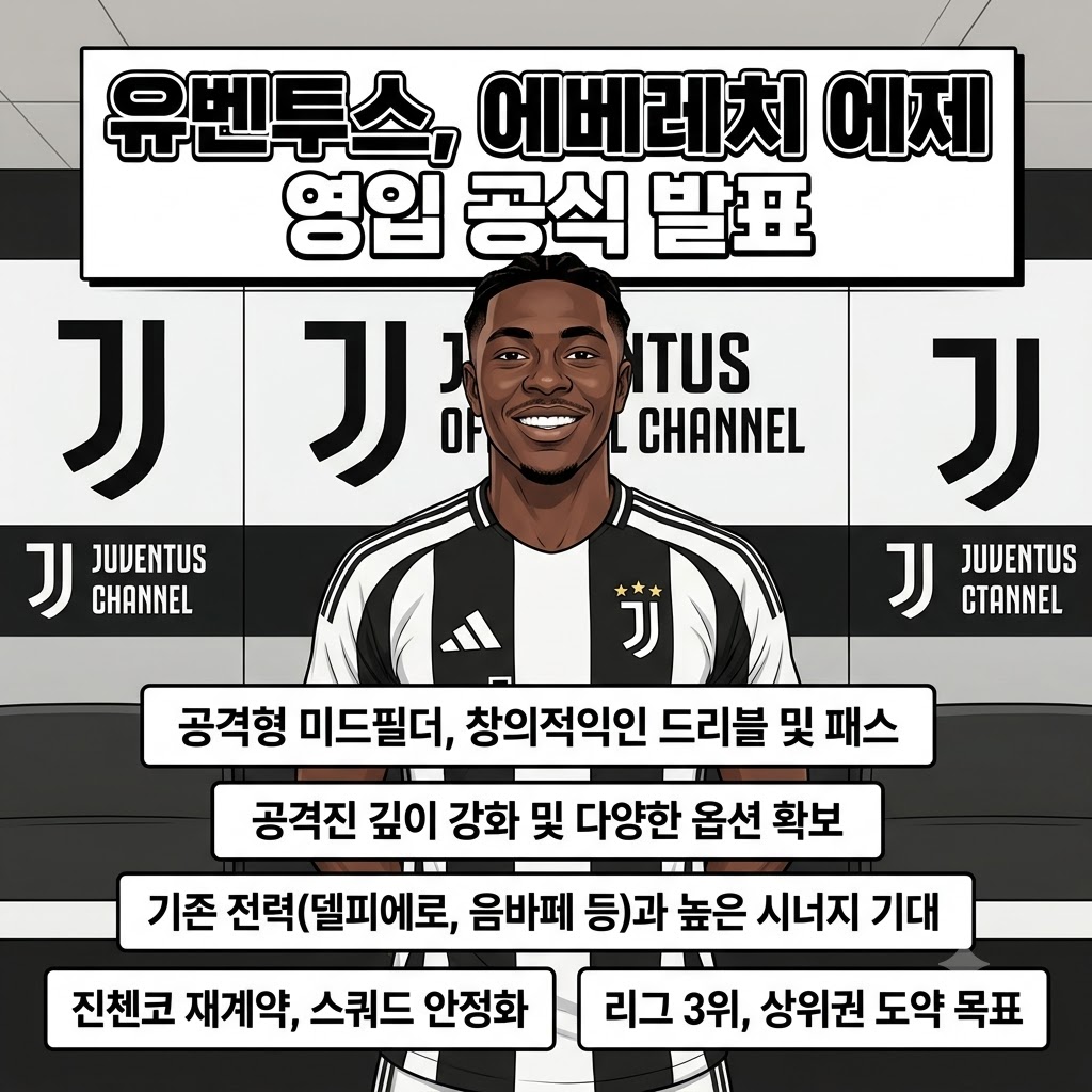 유벤투스, [공격 업그레이드] 에제 영입 전격 발표
