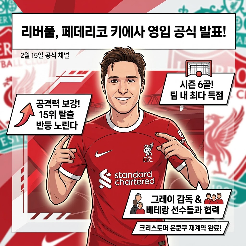 키에사 영입한 리버풀, 침체 탈출 신호탄 될까