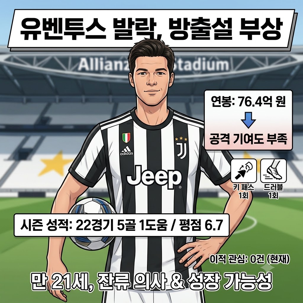 발락, 76억 연봉값 못하나…유벤투스 [손절] 수순