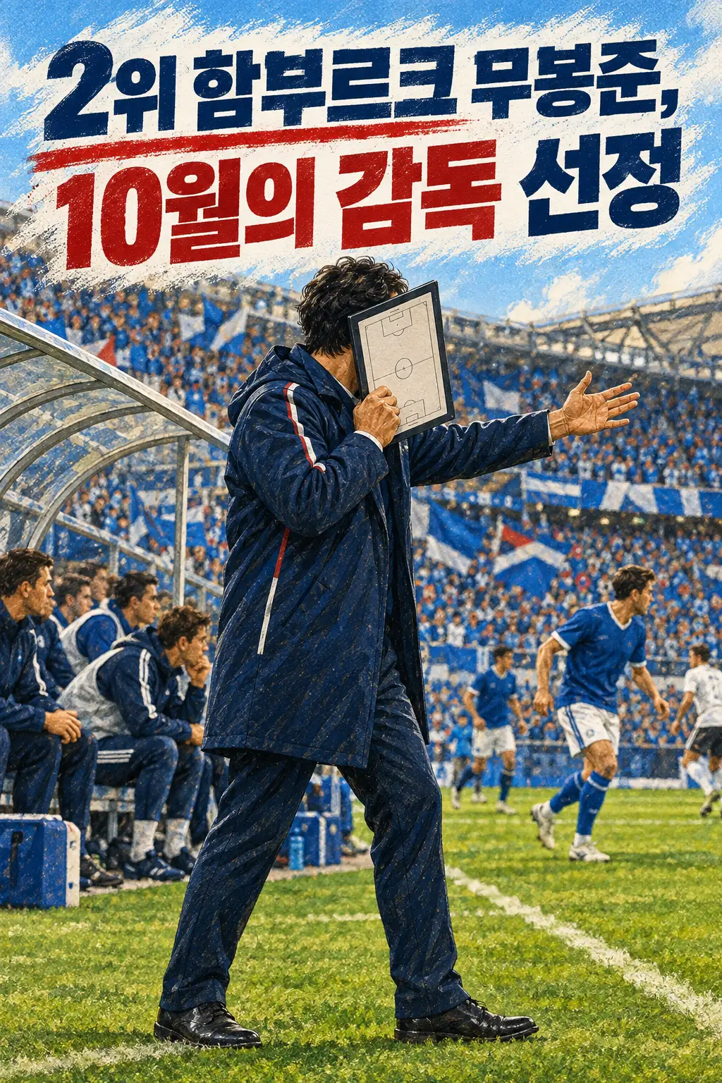 2위 함부르크 무봉준, 10월의 감독 선정