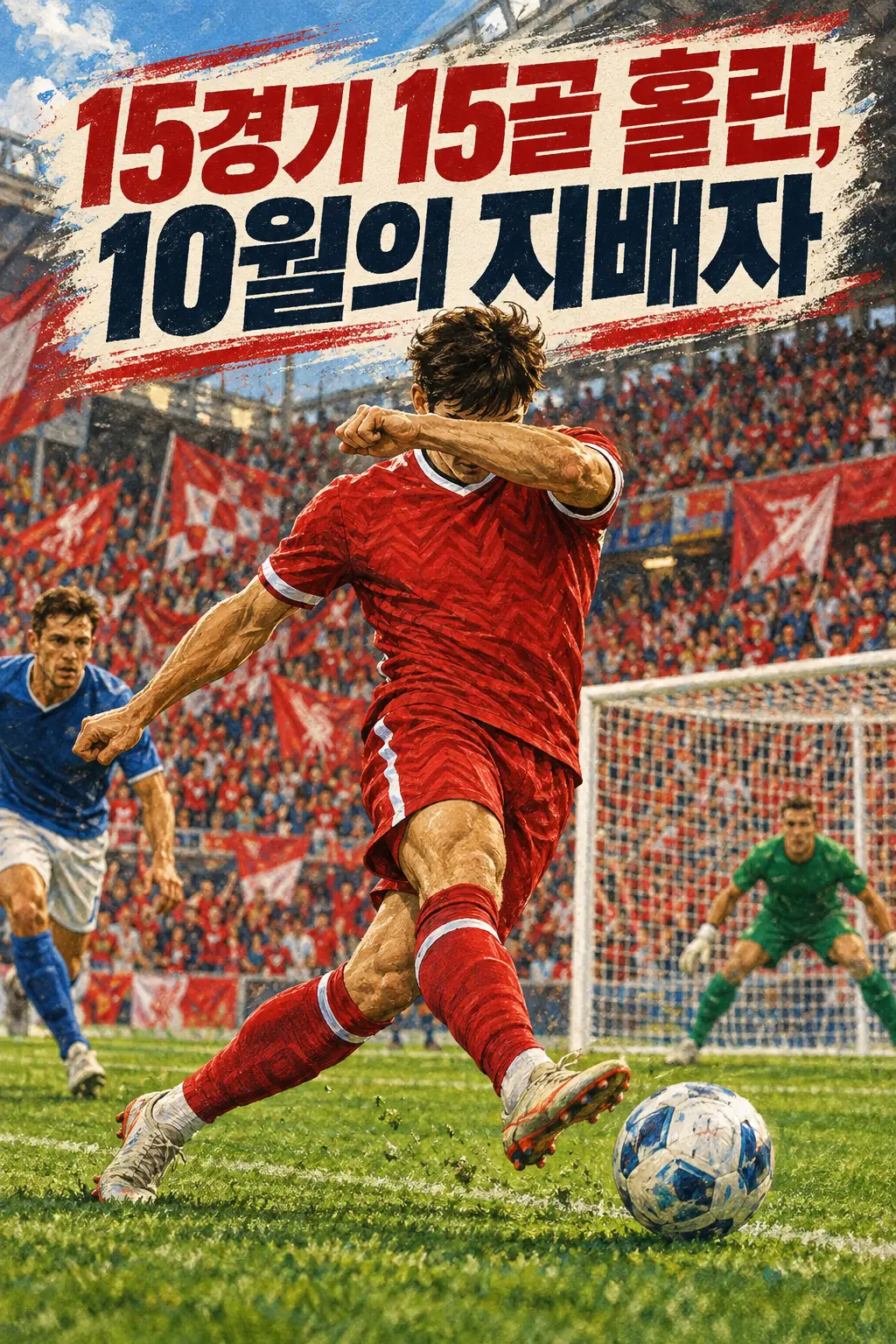 15경기 15골 홀란, 10월의 지배자