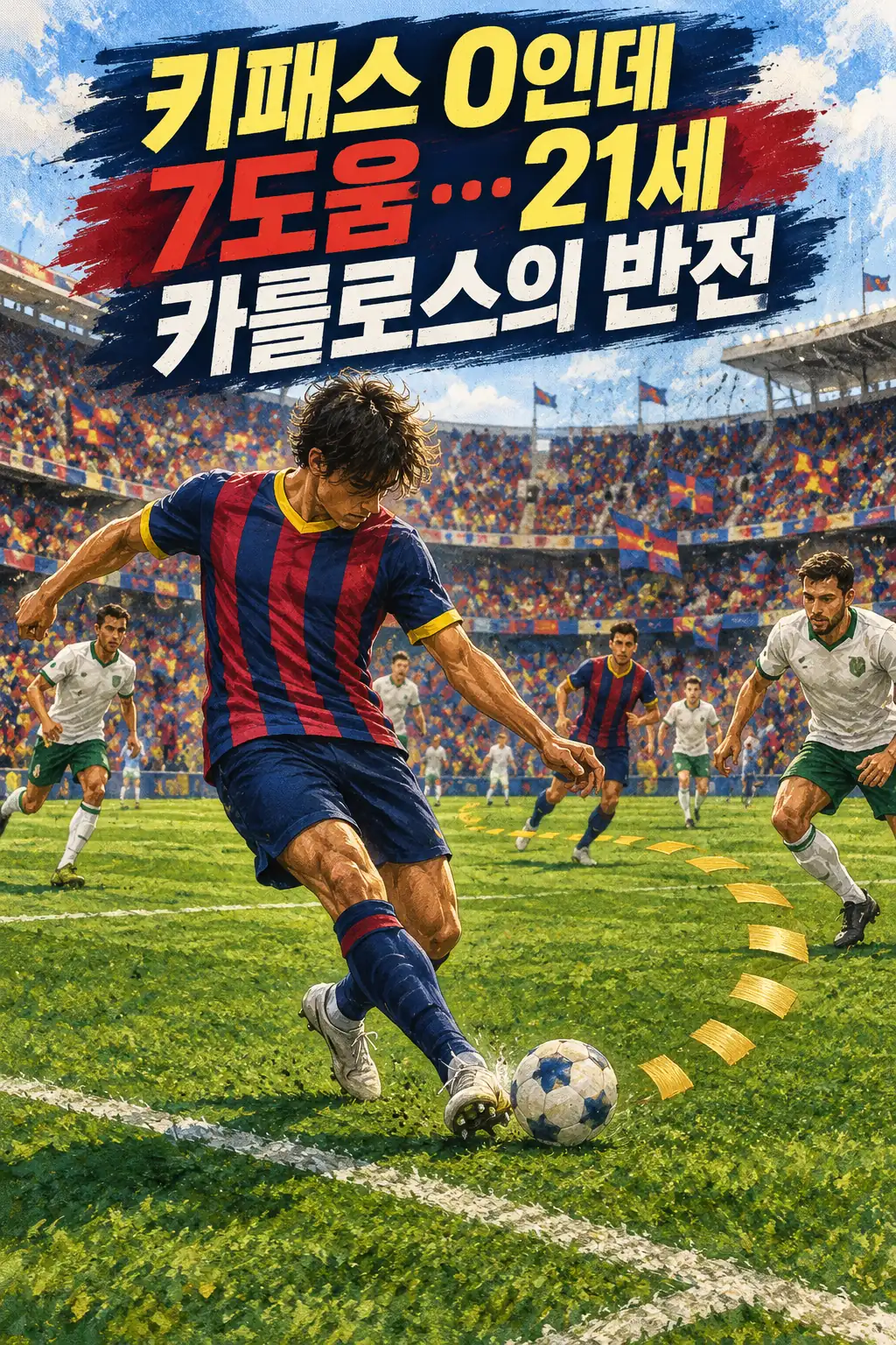 키패스 0인데 7도움…21세 카를로스의 반전