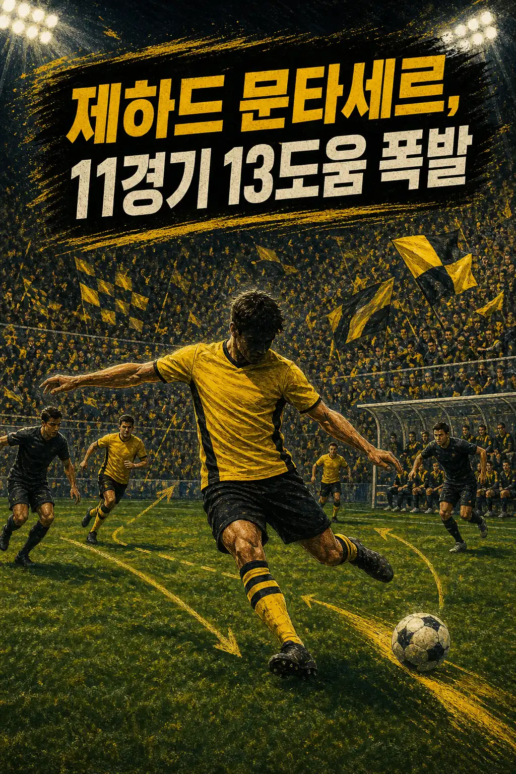 제하드 문타세르, 11경기 13도움 폭발