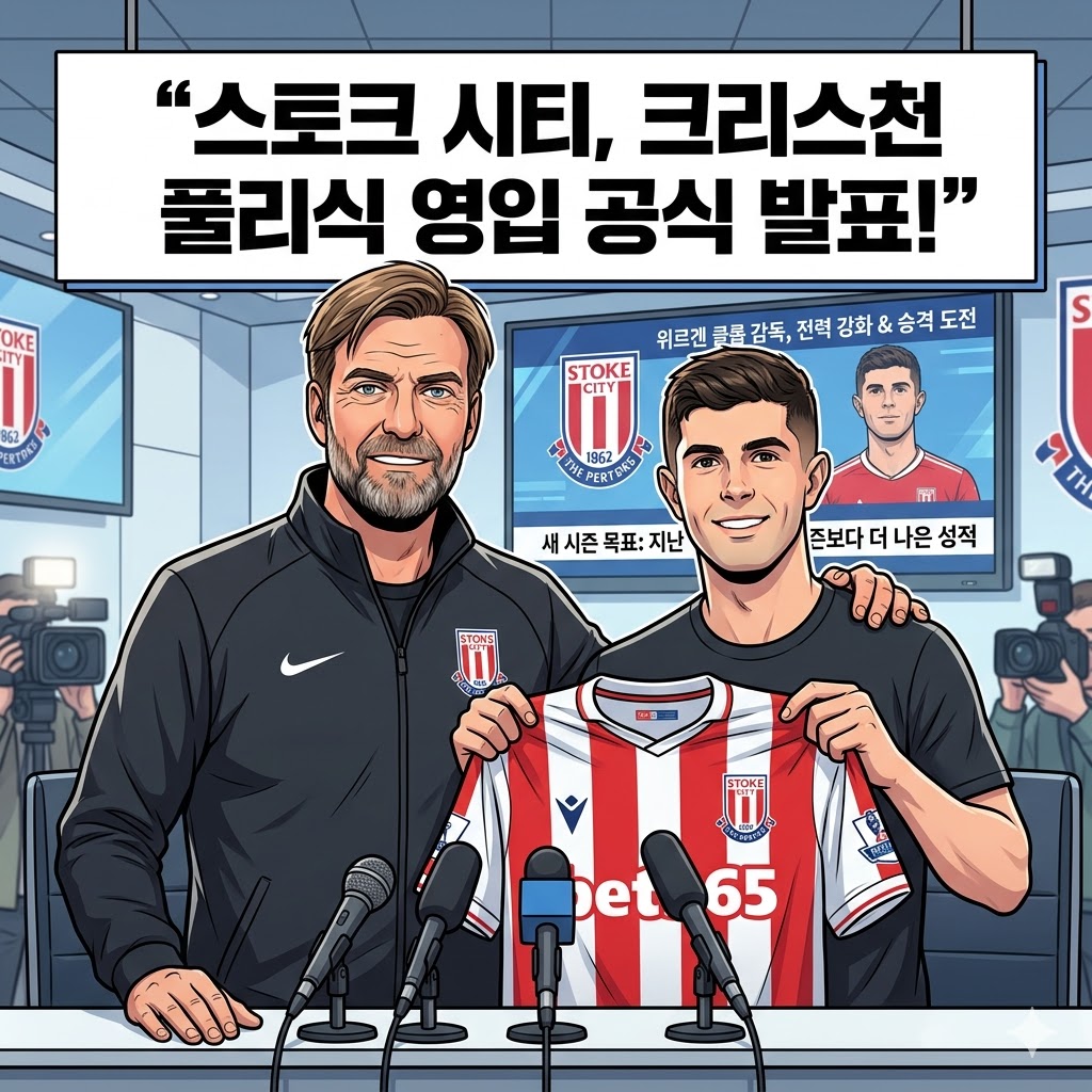 클롭의 스토크 시티, 풀리식 영입으로 승격 도전 신호