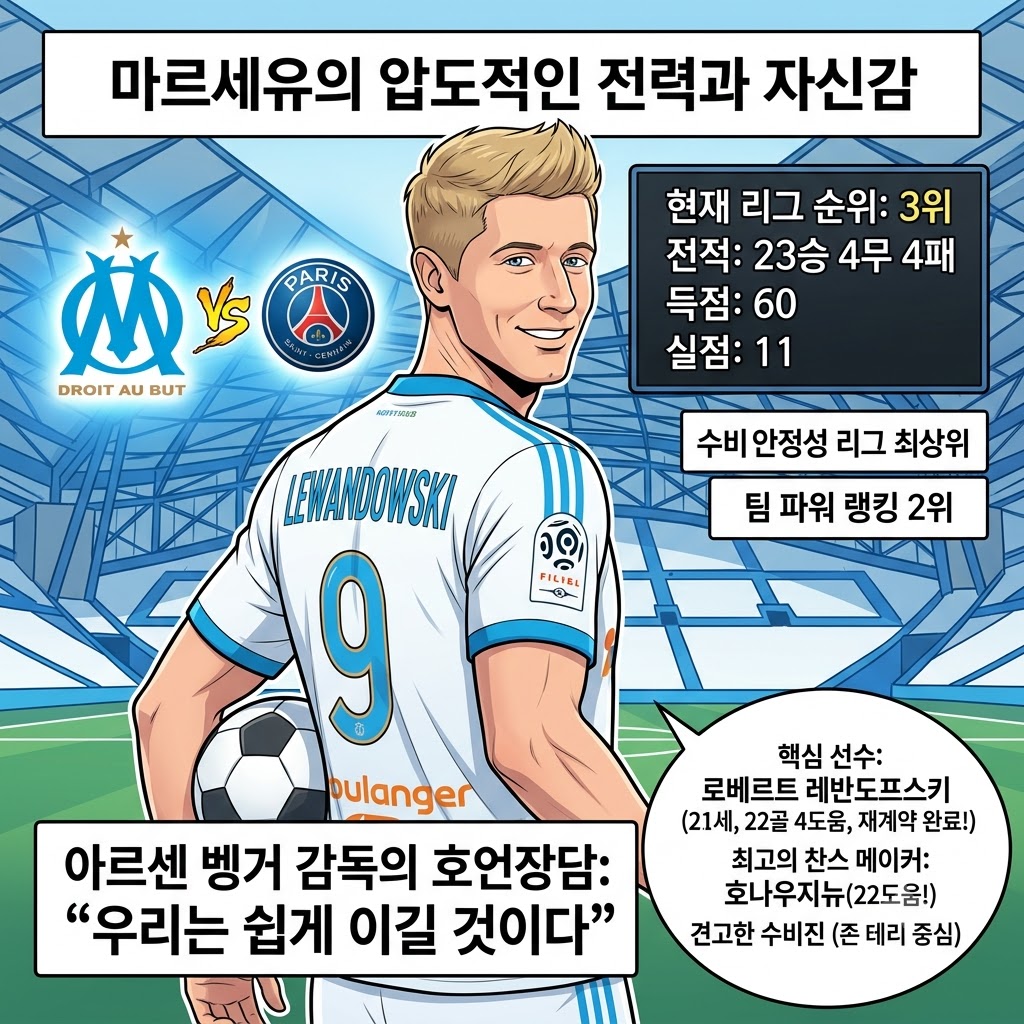 벵거의 호언장담, [쉽게 이긴다] 마르세유 자신감의