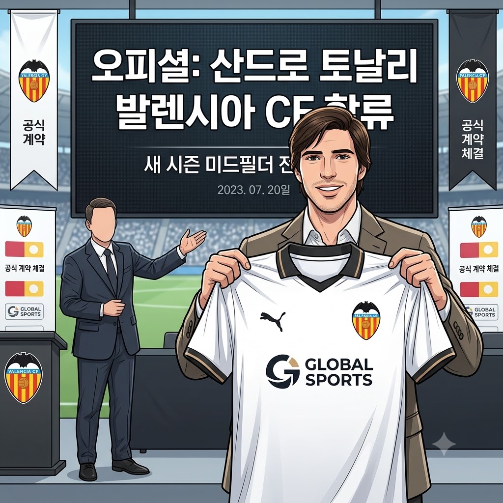 발렌시아, 토날리 영입으로 우승 퍼즐 완성하나