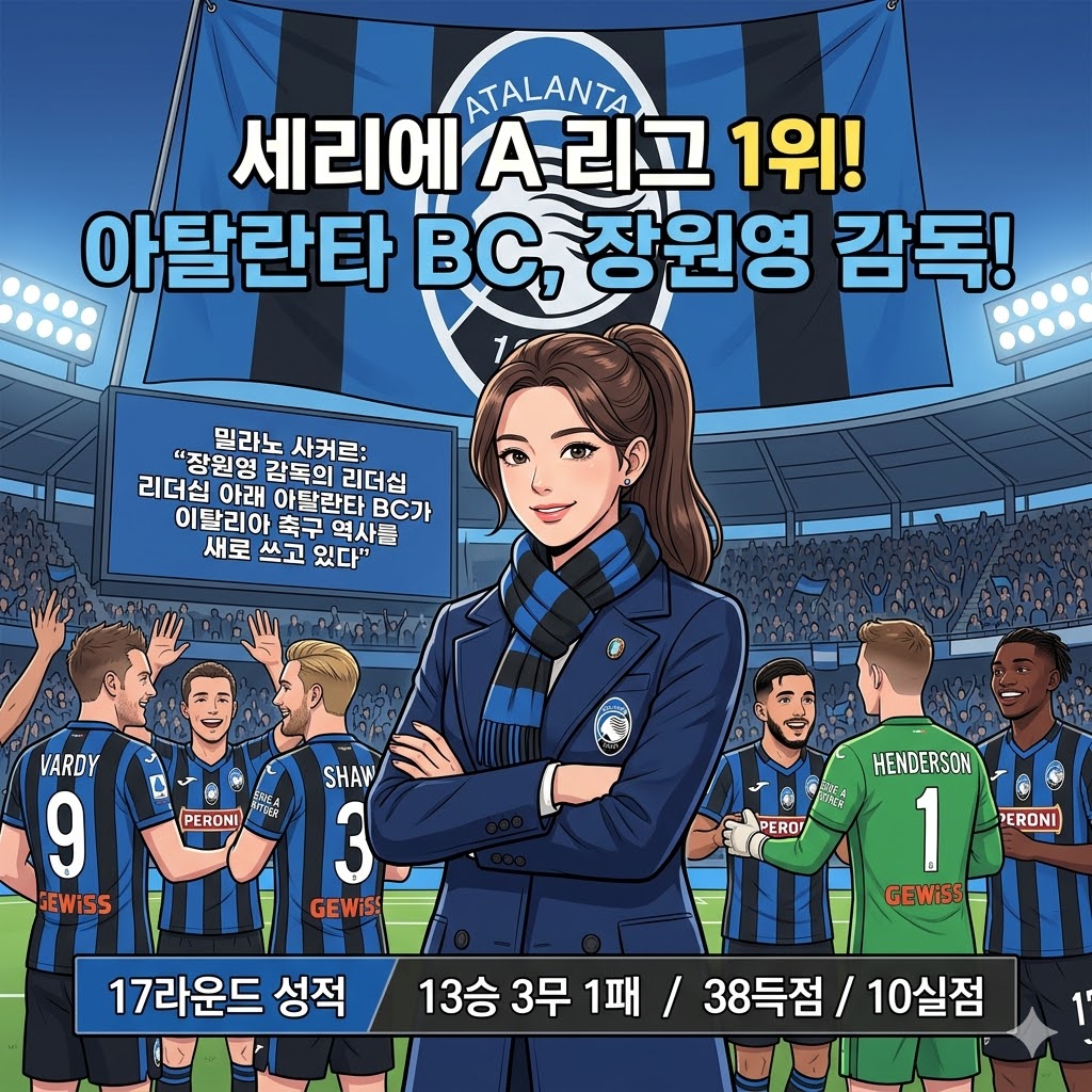 장원영 매직! 아탈란타, 세리에A 폭격