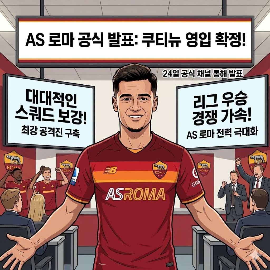 AS 로마, 쿠티뉴·제코 동시 영입 [초대형 보강]