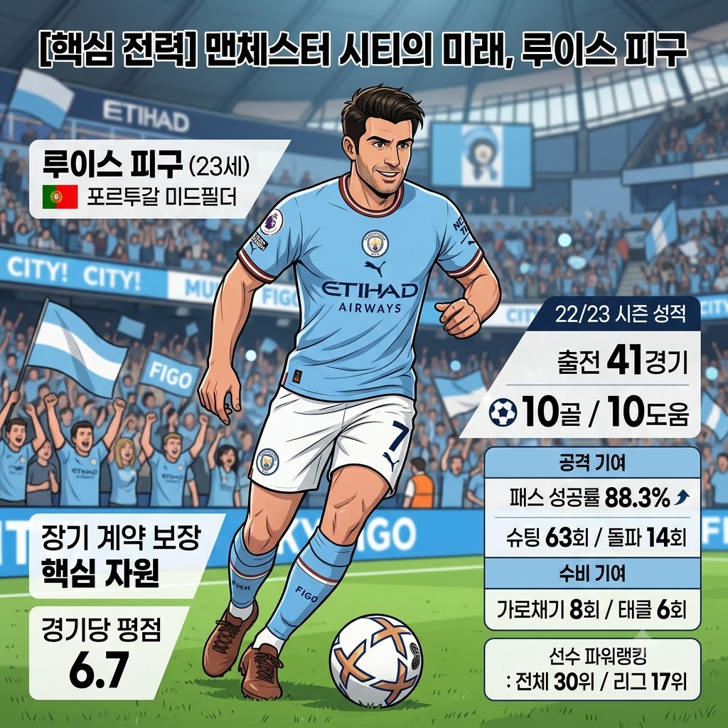 맨시티 피구, 10골 10도움…차세대 에이스 등극