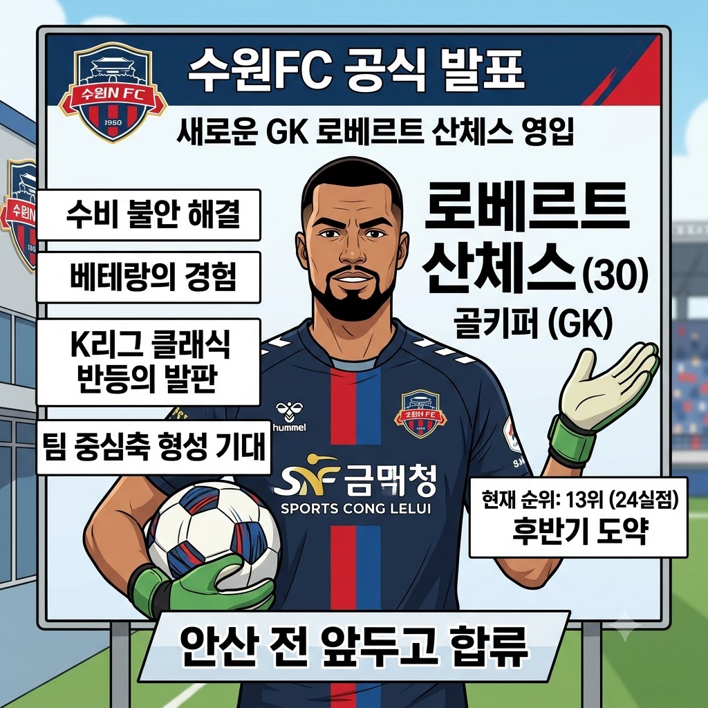 24실점 수원FC, 구원투수는 [산체스]