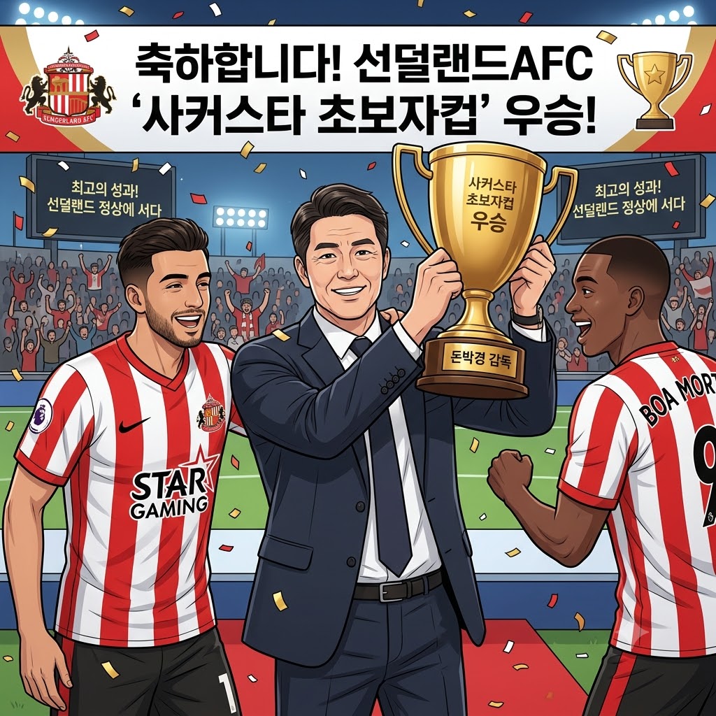 돈박경의 선덜랜드, 파워랭킹 32위의 [기적] 컵 우승!